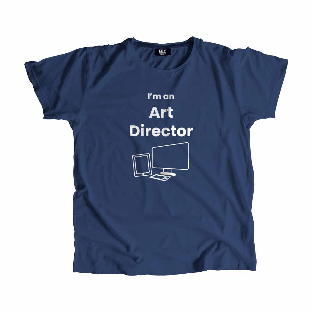 Art Director Men Unisex T-Shirt (Navy Blue)