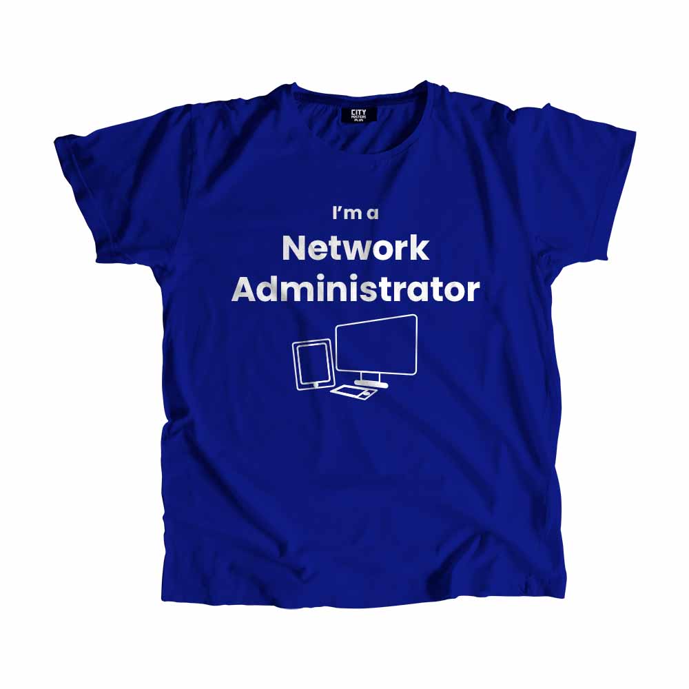 Network Administrator Men Unisex T-Shirt (Royal Blue)