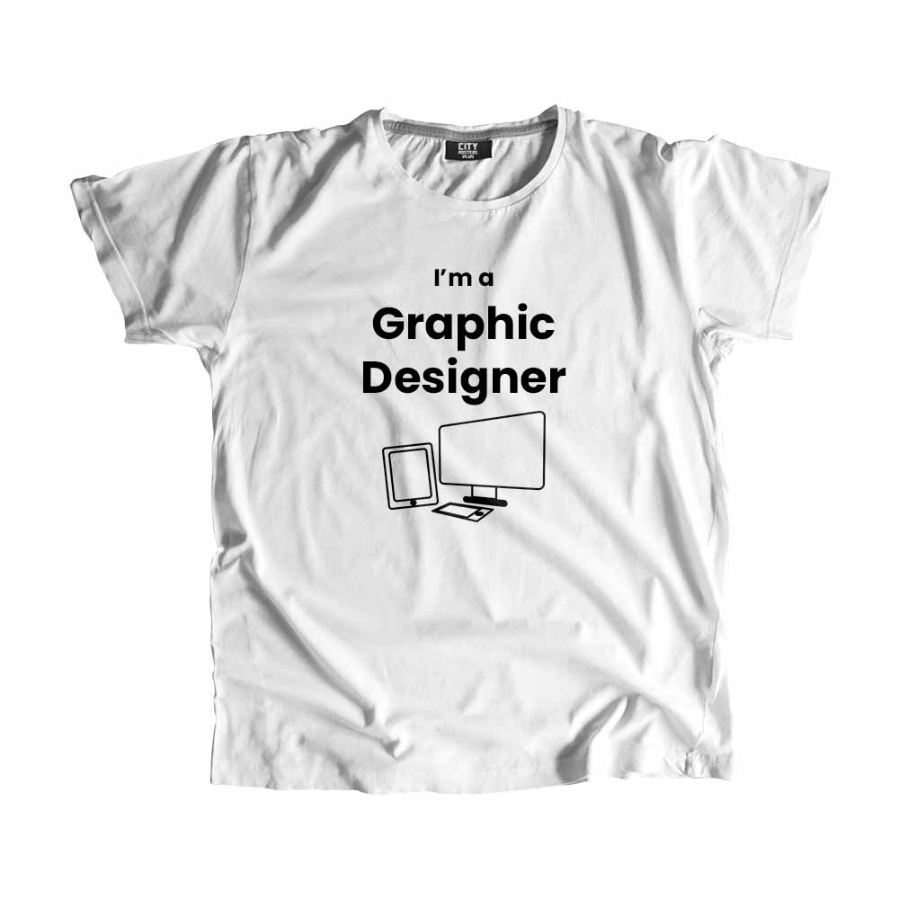 Graphic Designer Men Unisex T-Shirt (White)