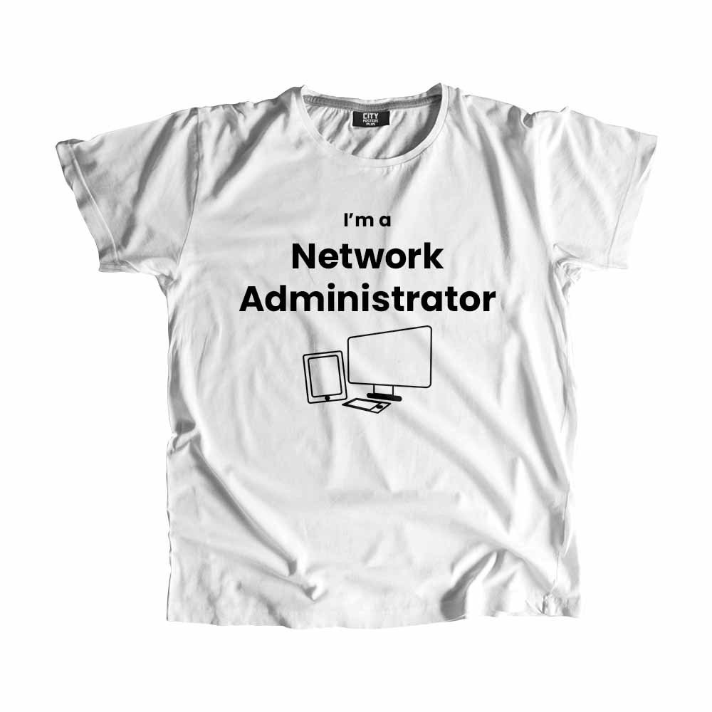 Network Administrator Men Unisex T-Shirt (White)