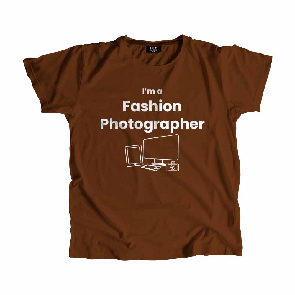 Fashion Photographer Men Unisex T-Shirt (Brown)