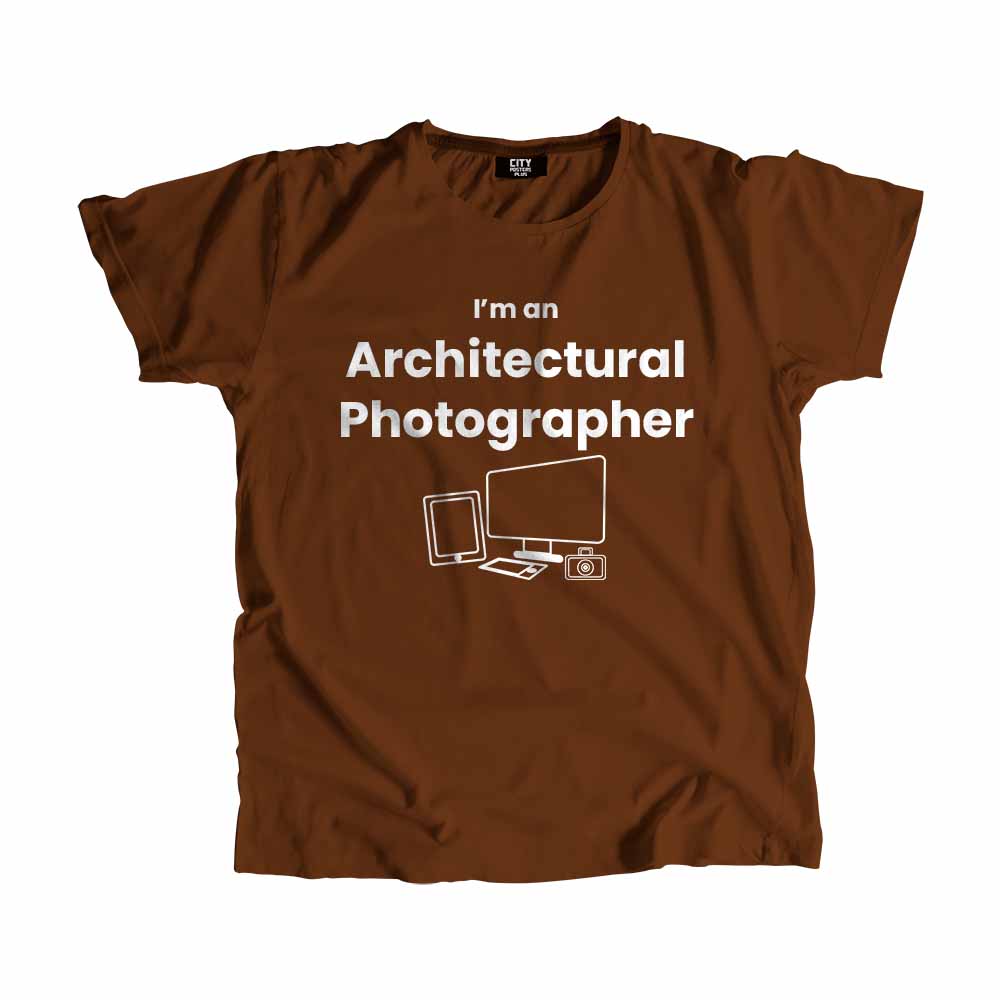 Architectural Photographer Men Unisex T-Shirt (Brown)