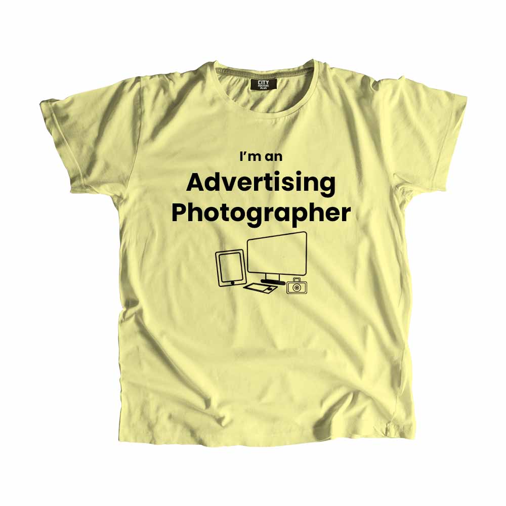 Advertising Photographer Men Unisex T-Shirt (Butter Yellow)