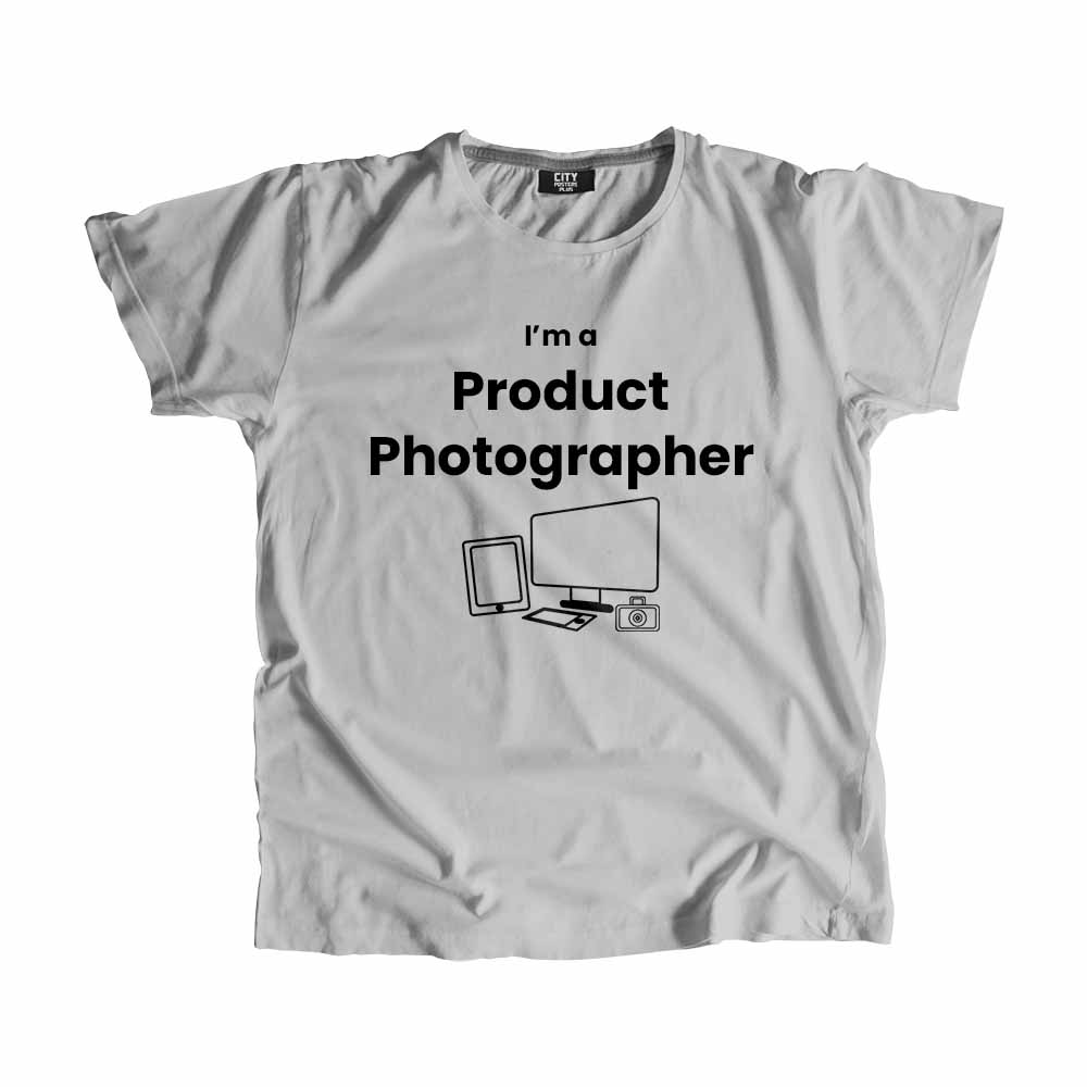Product Photographer Men Unisex T-Shirt (Melange Grey)
