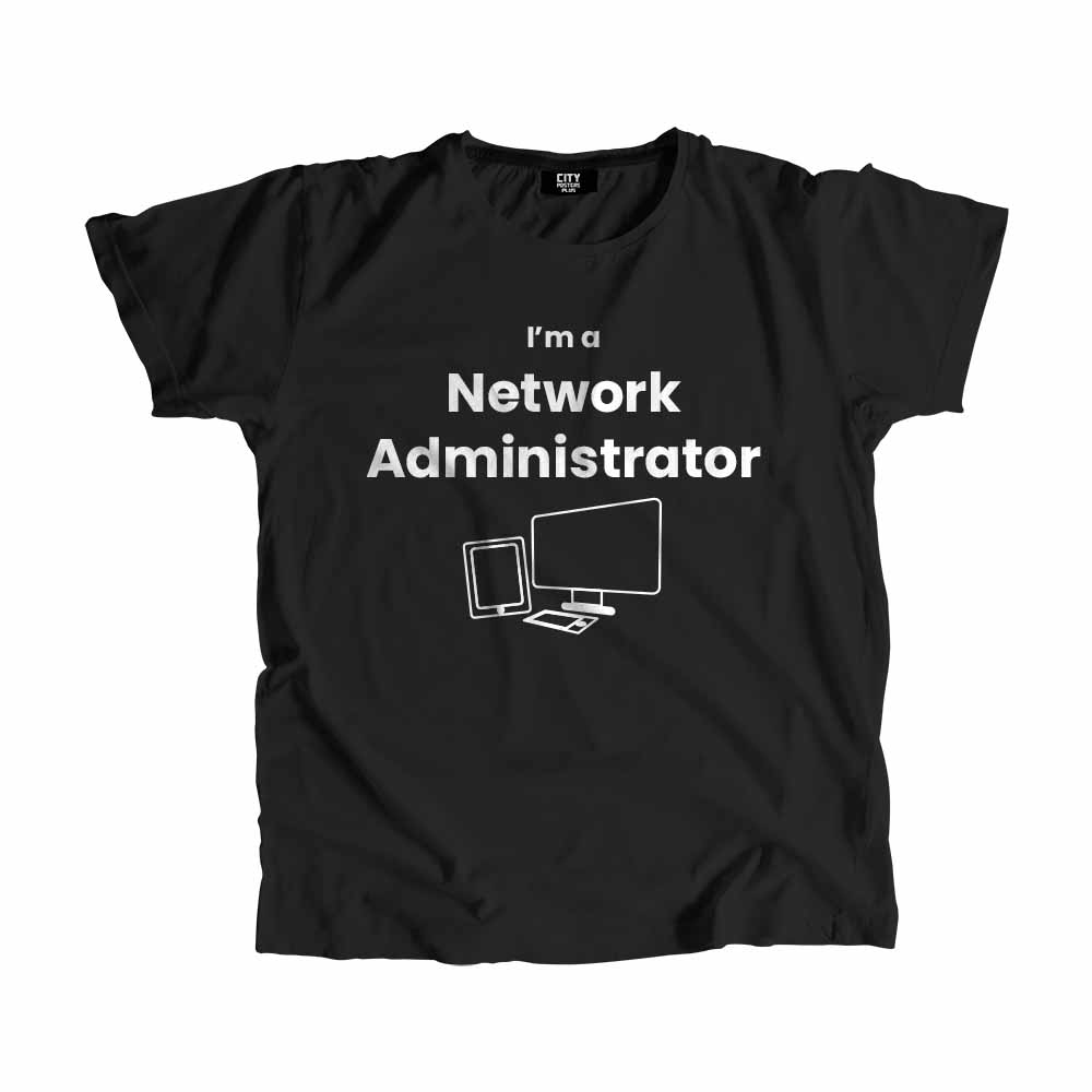 Network Administrator Men Unisex T-Shirt (Black)
